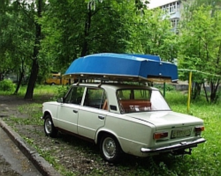 "Кузя-83" на крыше автомобиля